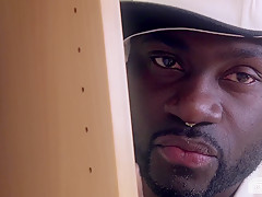 BUMS BUS - Busty German MILF secretary gets a taste of BBC at the office