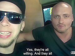 BUMS BUS - Sexy squirting British babe Sigourney Beaver gets fucked in the bus