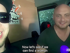 BUMS BUS - Sexy squirting British babe Sigourney Beaver gets fucked in the bus