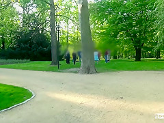 BUMS BUS - Sexy squirting British babe Sigourney Beaver gets fucked in the bus