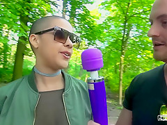 BUMS BUS - Sexy squirting British babe Sigourney Beaver gets fucked in the bus