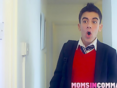 Big dick dude fucking MILF and teen slut until cumshot