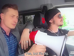 BUMS BUS - Seductive tattooed German babe Xania Wet gets fucked hard in the bus