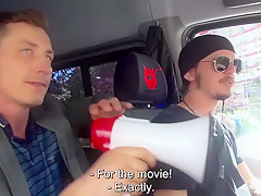 BUMS BUS - Seductive tattooed German babe Xania Wet gets fucked hard in the bus