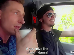 BUMS BUS - Seductive tattooed German babe Xania Wet gets fucked hard in the bus