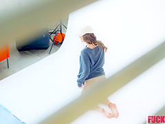 Evelin Stone in Photoshoot Turns Into Sex Tape