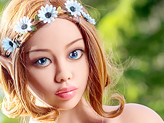 Lovable realistic young sex dolls blonde brunette black asian