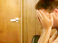 Blonde in cheap motel