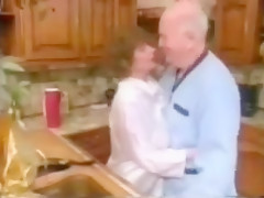 Old man fuck big tit wife then younger girl