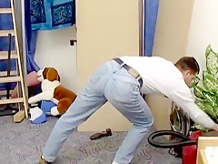 junior man has a grand time with this bbw