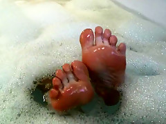 Ducha con la guera tetona