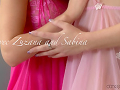 Exotic pornstars Veronica Vanoza, Susana Spears in Fabulous Big Tits, Lesbian adult movie