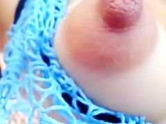 Amazing nipples in webcam