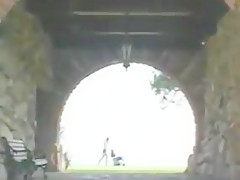 A penis in place of the bottle