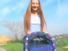 A penis in place of the bottle