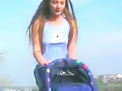 A penis in place of the bottle