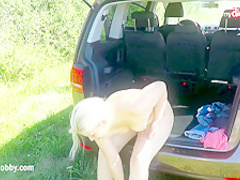 My Dirty Hobby - Hot outdoor fuck and facial