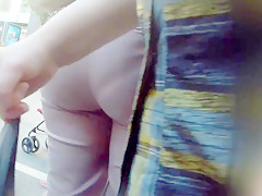 Mature big ass in pants