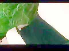 British amateur college girl outside