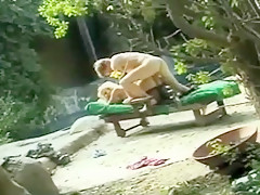 Crazy homemade Blonde, Stockings adult video