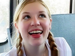 Horny pornstar Madison Sins in crazy college, facial sex video