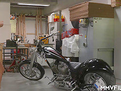 Skinny German Teen Shares Father And Son