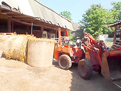 Chubby German Girl Fucked On Farm