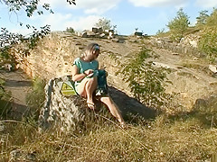 Best pornstar in fabulous outdoor, blonde porn scene