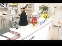 Nurse gives a first class reception !