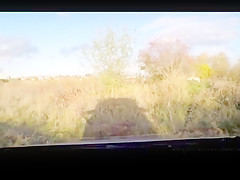 Whore gets paid for car sex