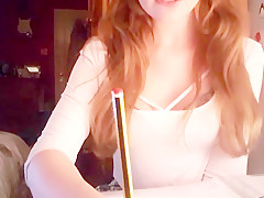 college girl shows her ass and masturbates