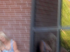 Incredible pornstar in Hottest Public, Blonde sex movie