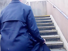 Tiny tit milf suzy platform walk and toying