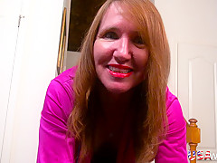 USAwives Sexy Mature Striptease and Solo Play