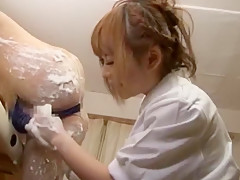 Exotic Japanese model Shizuka Hasegawa, Sena Ayumu, Rui Natsukawa in Amazing Bikini, Softcore JAV movie