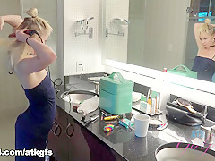 Kenzie Kai in She's So Tiny. You Wonder If She'll Be Able To Take Your Cock. - ATKGirlfriends