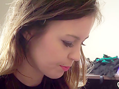 Horny Sisters Seduce and Fuck their Step Dad share cum