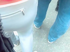 Big butt in white pants pawg