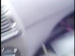 Car pussy show on main road