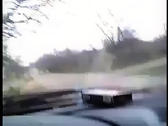 Car pussy show on main road