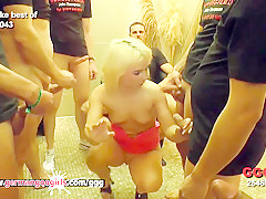 Little Sarah-Ann the Bukkake Whore -  German Goo Girls