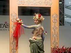 Bodypaint Fashionshow Nude Show Prague