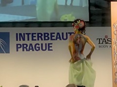 Bodypaint Fashionshow Nude Show Prague