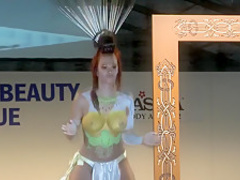 Bodypaint Fashionshow Nude Show Prague