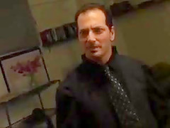 Short haired brunette Julia Crow in a hot fetish outfit