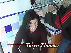 Fabulous pornstars Penny Flame, Taryn Thomas and Sativa Rose in amazing sex movie