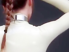 Latex lucy - dancing in ballet  boots