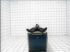 Ebony Nurses Ride Tied Down Gas Mask Guy