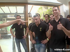 Best pornstars Subil Arch, Chad Rockwell, Rocco Siffredi in Crazy Threesomes, Stockings sex clip