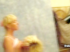 Amorous lesbos are licking and fucking one anothers holes